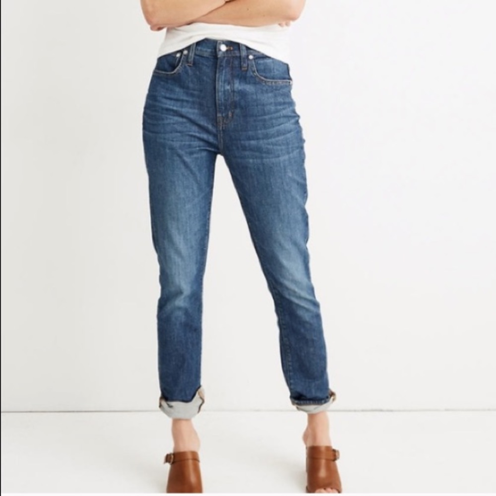 MADEWELL High Rise Slim Boyjean: Eco Edition